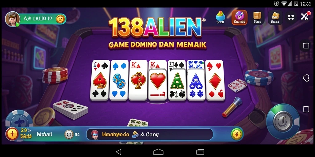 Tangkapan layar utama 138ALIEN menampilkan gameplay seru Domino.