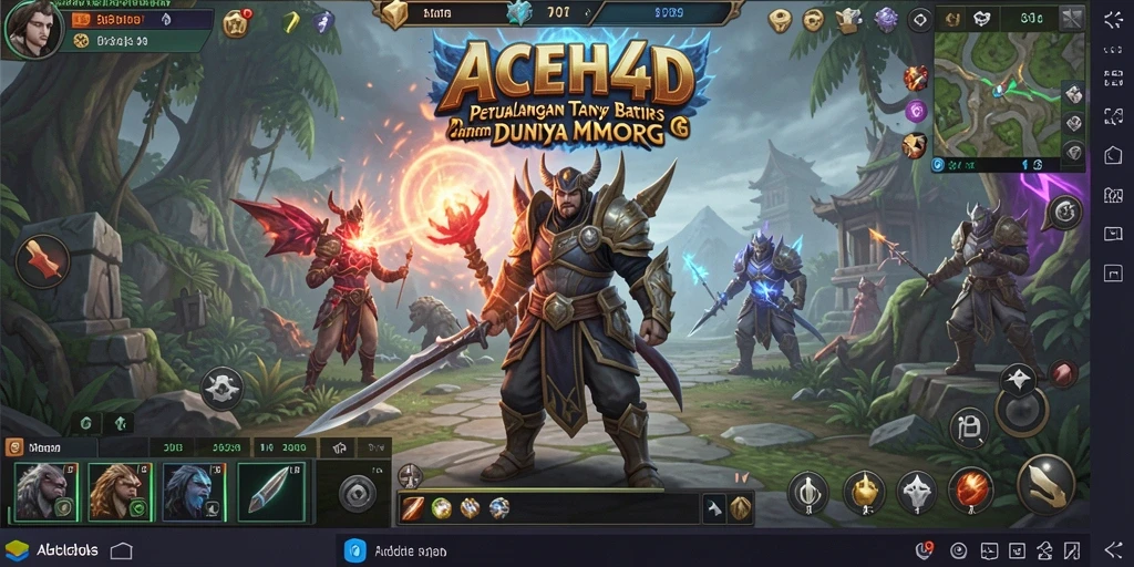Screenshot menampilkan aksi epic dalam gameplay ACEH4D yang mendebarkan.