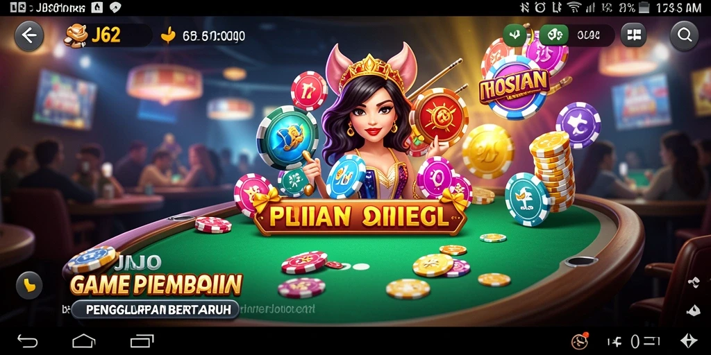Tampilan gameplay kasino yang mendebarkan di JJ62 dengan berbagai pilihan permainan.