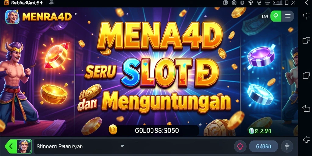 Tampilan gameplay MENARA4D yang penuh warna dan menarik.