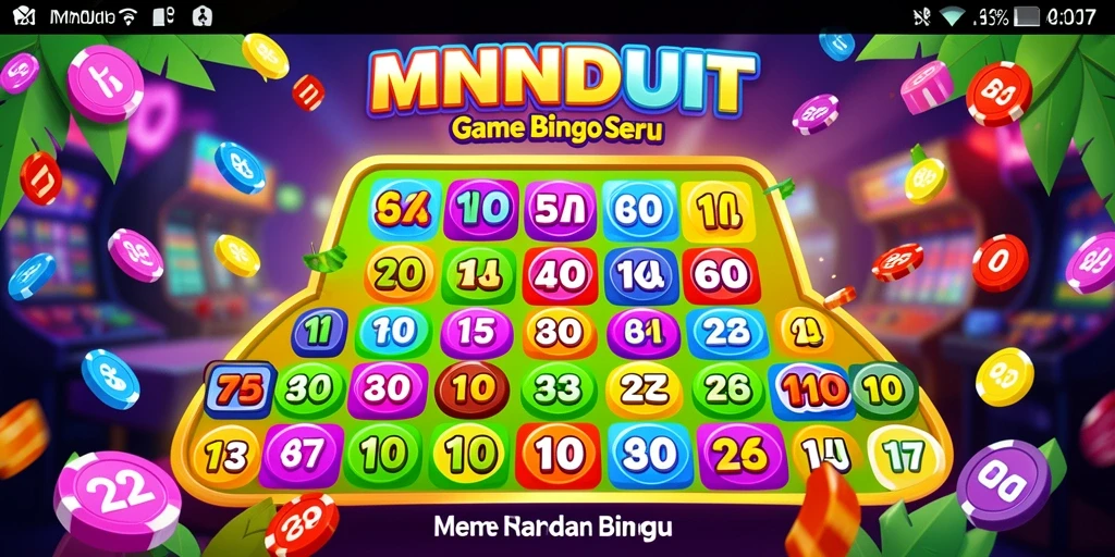 Tampilan gameplay menegangkan saat bermain Bingo di MNDUIT.