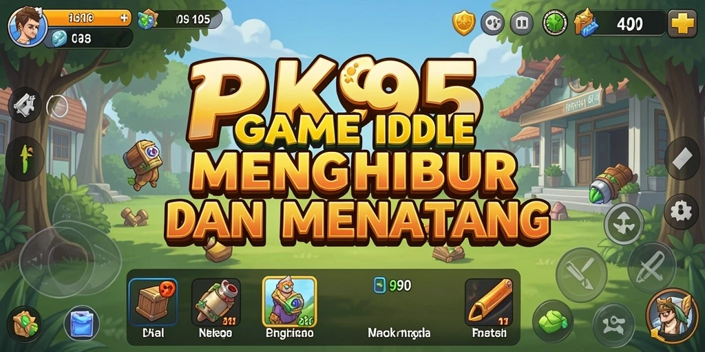 Tampilan gameplay PK95 yang menarik dengan elemen Idle yang seru.