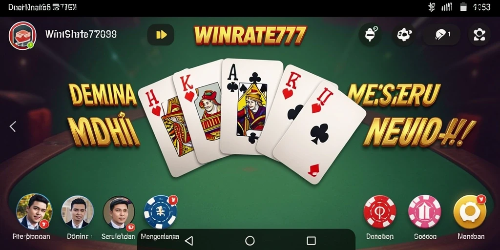 Gameplay menarik domino dalam WINRATE777 dengan grafis yang memukau.
